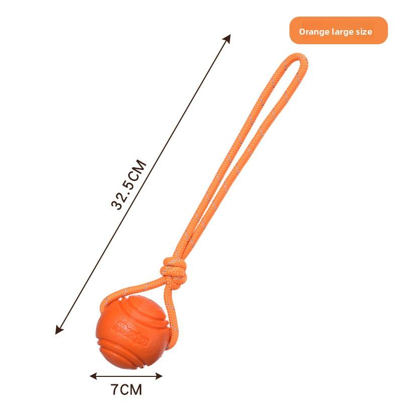 Pet Toy Balls, Rope Balls, Dog Interactive Toys, Reflective Rope Training, Dog Bite Force, Teeth Grinding, and Bite Resistance