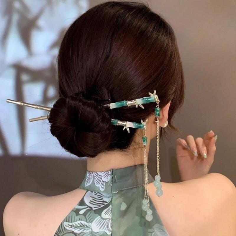 Metal Hairpins Elegant Temperament Simple Chinese Style Hair Clip Hair Accessories