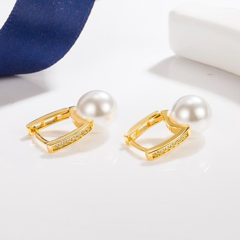 New 925 Sterling Silver Earrings Fashion AAA Zircon For Women Exquisite Student Girlfriend Jewelry Accessories Wedding PartyGood Product