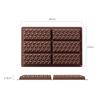 Dubai Chocolate Bar Mold Large Candy Bar Mold For Filli Pistachio Chocolate Bar Silicone Thick Mold For Stuffed Bar