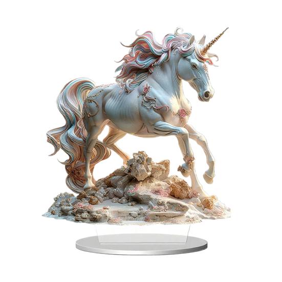 

Акриловая табличка в форме лошади 2D плоская лошадь настольное украшение для угла гостиной полки камина офиса домашнего декора