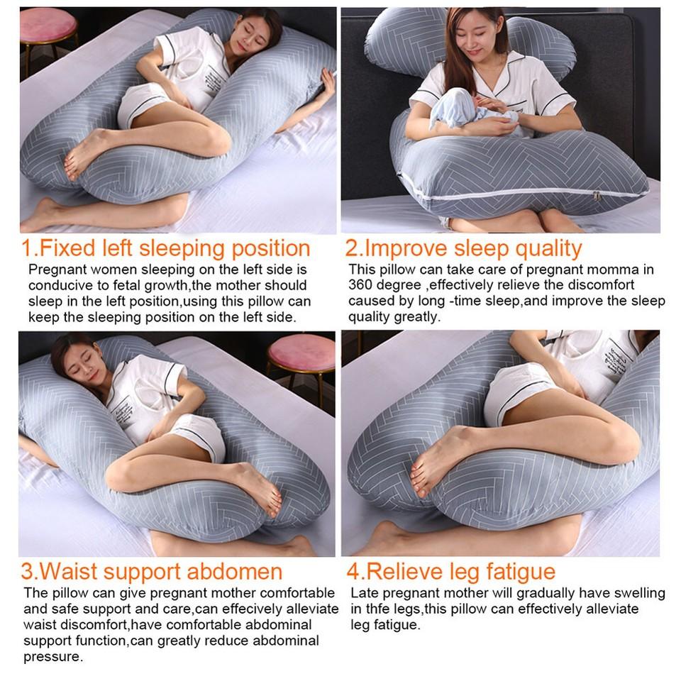 Pregnancy Pillows for Sleeping U Shaped Full Body Pillow Maternity Pillow Women