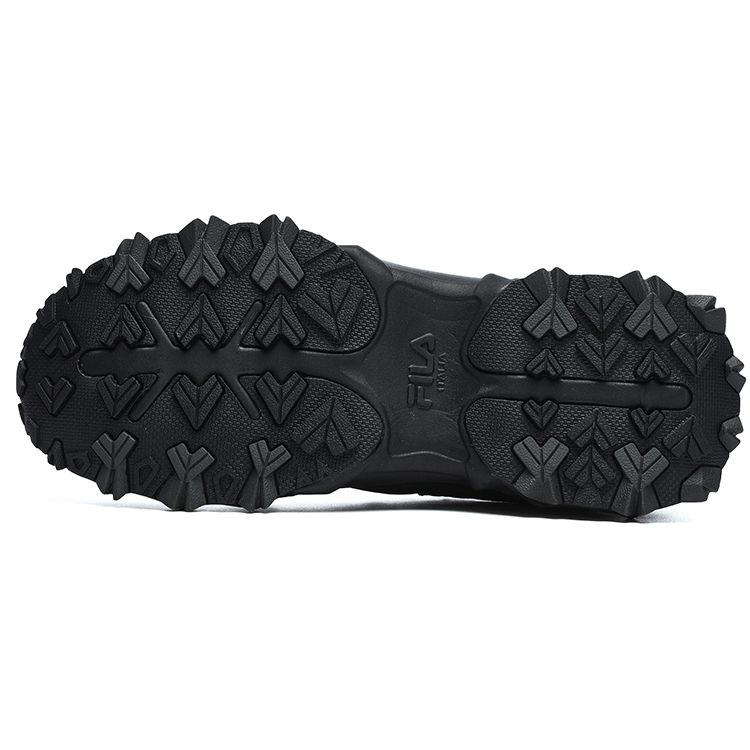 Fila Oakmont 2 We Fabric Synthetic Leather Tpu Fleece Vintage Sports Low-Top Lifestyle Shoes Women sneaker Black F12W242117FBK