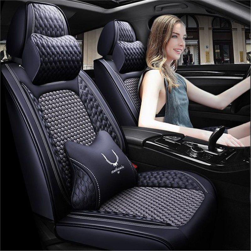 Volkswagen Ice Silk Car Seat Cover: Universal, Full Surround, All-Season Cushion