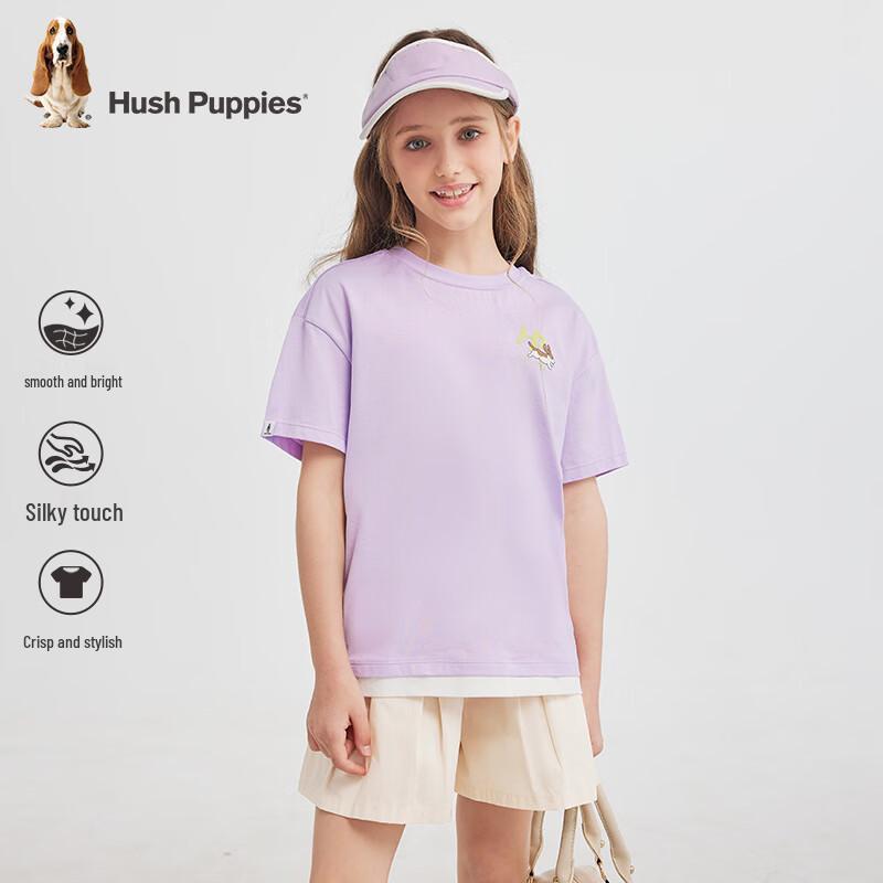

Hush Puppies Kids Faux Two-Piece Short Sleeve T-Shirt