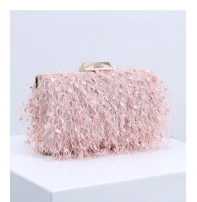 Fashion Tassel Clutch Bag Sling Shoulder Bags Handbags for Women Designer Luxury Evening Party Clutches Purse 2024 Sac A Main