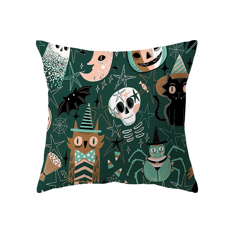 Pumpkin Halloween Theme Pillow Cover Sofa Cushion  Holiday Gift Party Decoration Home Decor