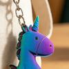 Unicorn Keychain Pendant Lightweight Metal Keychain Portable Bag Charms Creative Decorative Keyring for Bags And Keys
