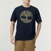 Timberland Logo Print Crew Neck Outdoor Sports Breathable Short Sleeve T-Shirt Men Tops Blue A2Q5Q-433