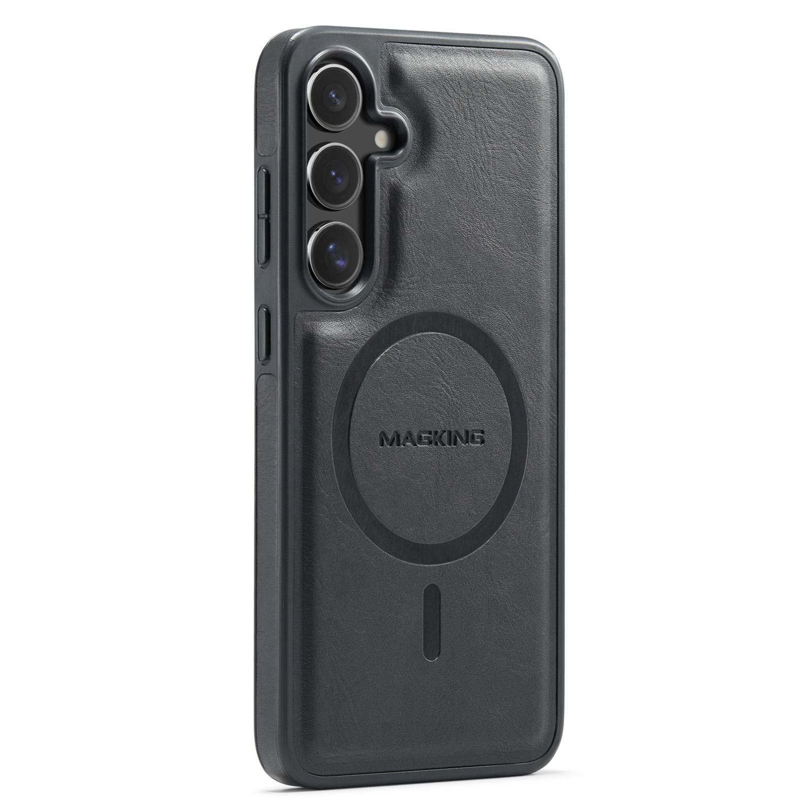 MAGKING Серия K1 Для Samsung Galaxy S26 / S26 Pro Магнитный Чехол PC + TPU + PU Кожаная Крышка Телефона
