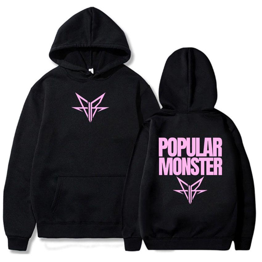 Album Popular Monstour Printing Hoodies Falling in Reverse Rock Band Sweatshirts Winter Hooded Long Sleeve Pullovers Moletom Men