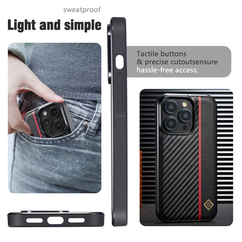 Funda de Teléfono de Cuero de Fibra de Carbono Ultradelgada Para Google Pixel 10A 9 Pro XL 8 8A 8Pro 7 7Pro 7A Cubierta Trasera Funda de Teléfono a Prueba de Golpes