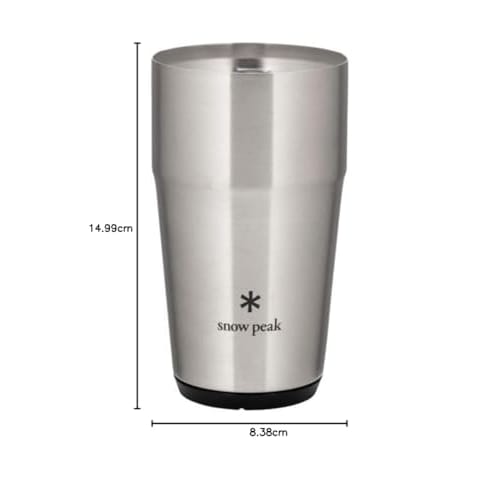 Snow Peak Thermo Tumbler 470 Silver TW-470-SL