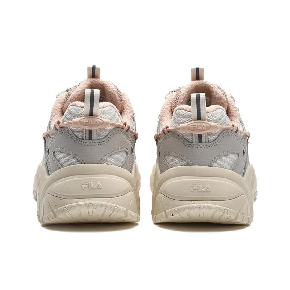 FILA Fluid 4 Cat Paw 4.0 Comfortable Versatile Durable Low-Top Lifestyle Casual Shoes Women sneaker Pink Silver F12W342117FPA