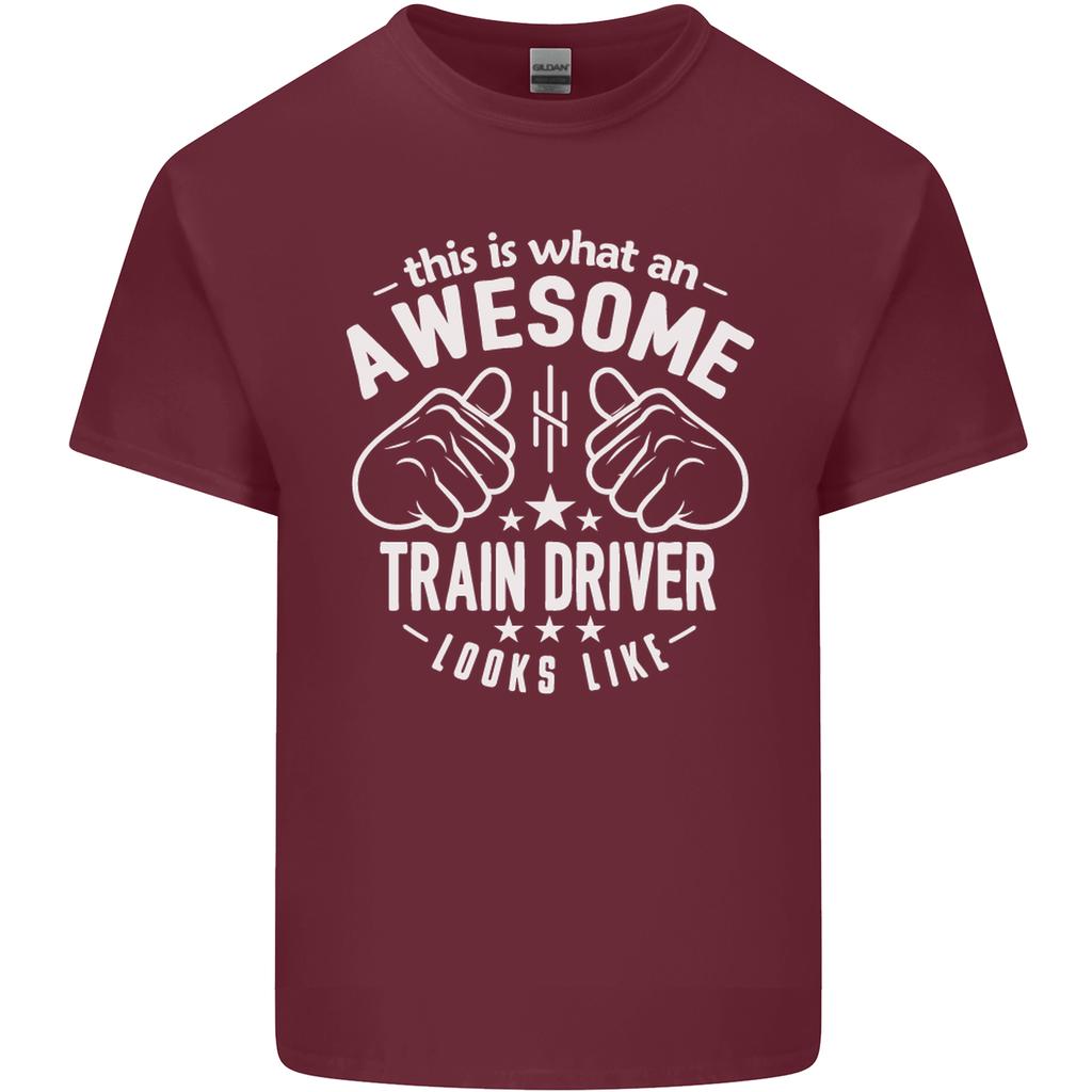 An Awesome Train Driver Looks Like Unisexs Light Cotton TShirt