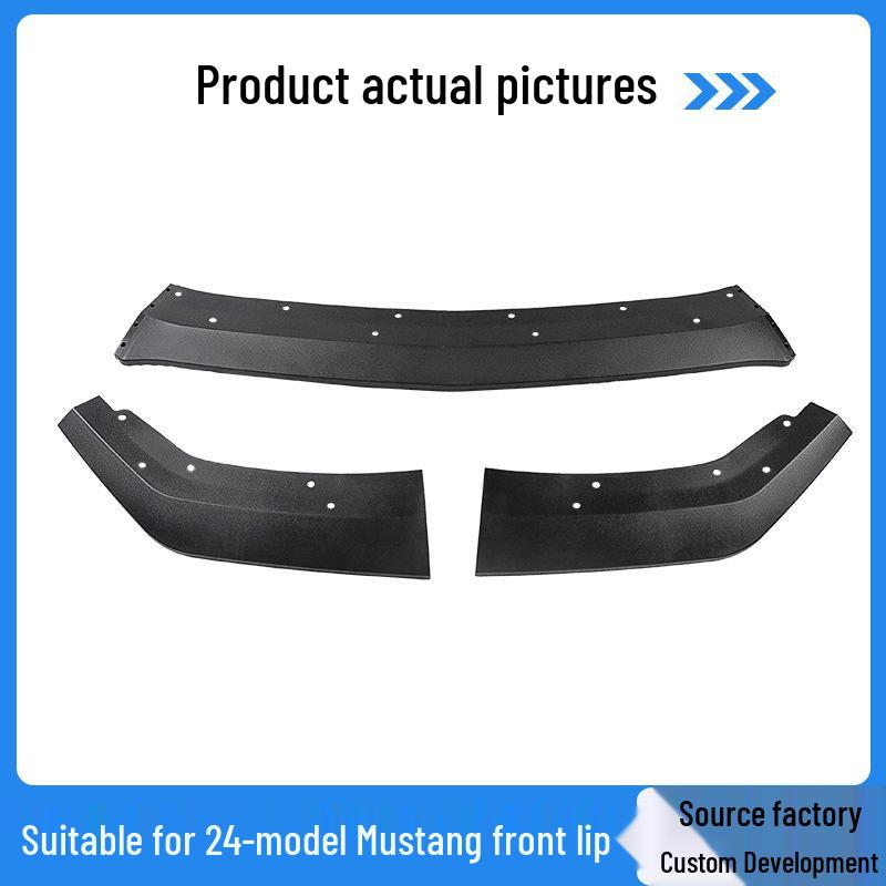 Compatible with 2024 Ford Mustang GT Darkhorse Front Lip Exterior Body Kit Modification.