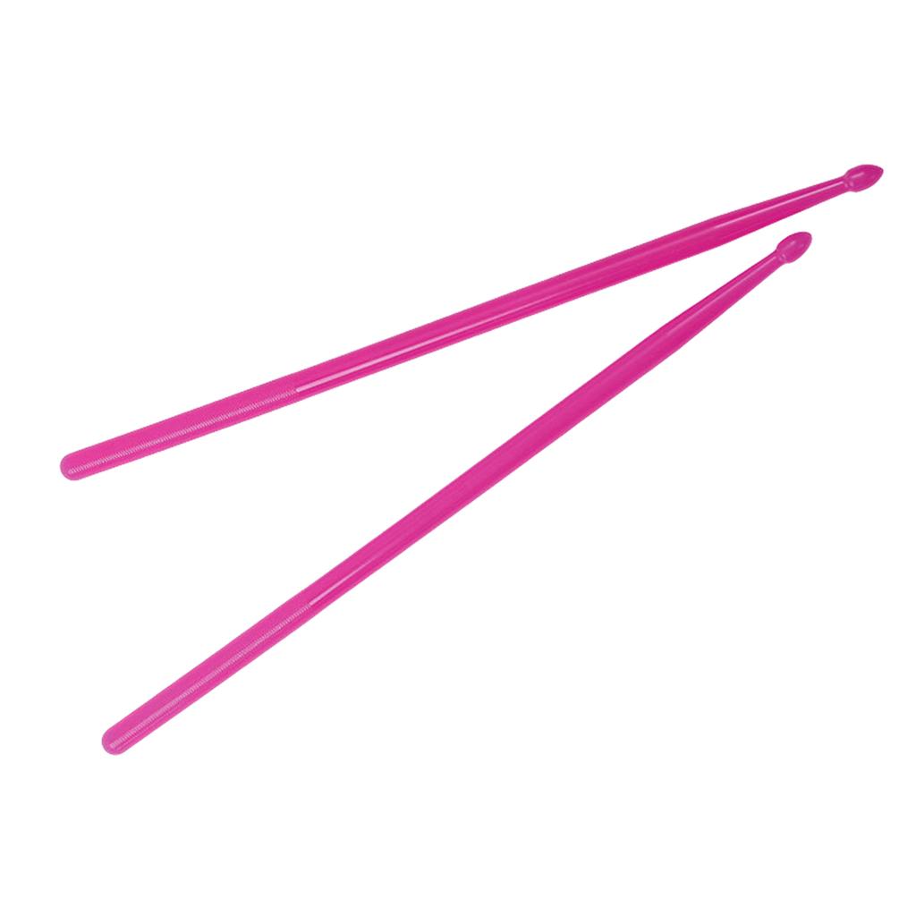 1 Pair Drum Sticks Set Musical Instrument Performances 5A Drumsticks Classical Nylon Plastic Drum Sticks for Kids Adults