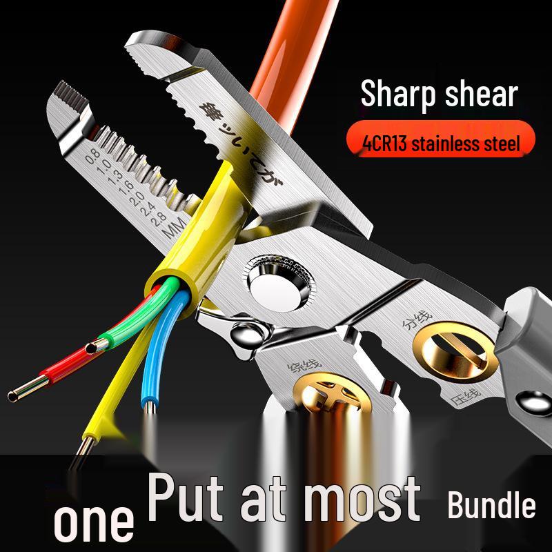 Multi-Functional Electrician Wire Stripper & Cutter Tool