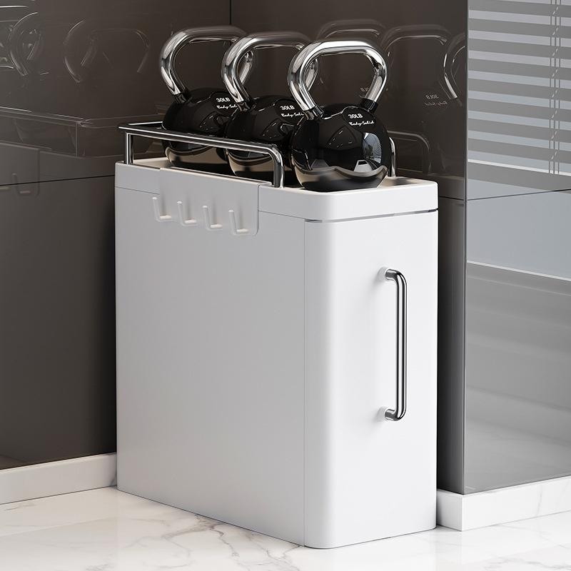 Pull-Out Kitchen Storage Rack Narrow Countertop Spice Organizer Multi-Functional Household Oil Salt Sauce and Vinegar Storage