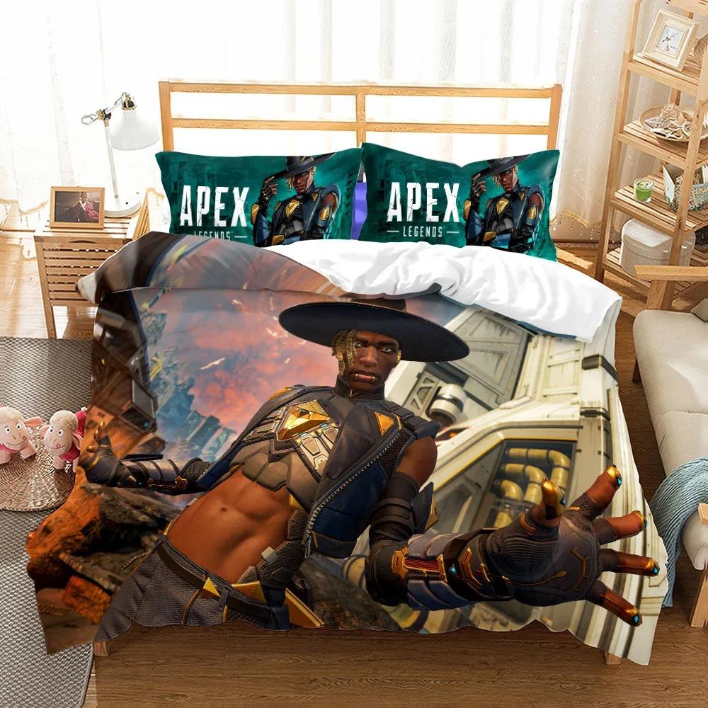 Comforter Game Characters Apex Gamer Apex Bedding Sets For Teenagers & Adults 3D Printed