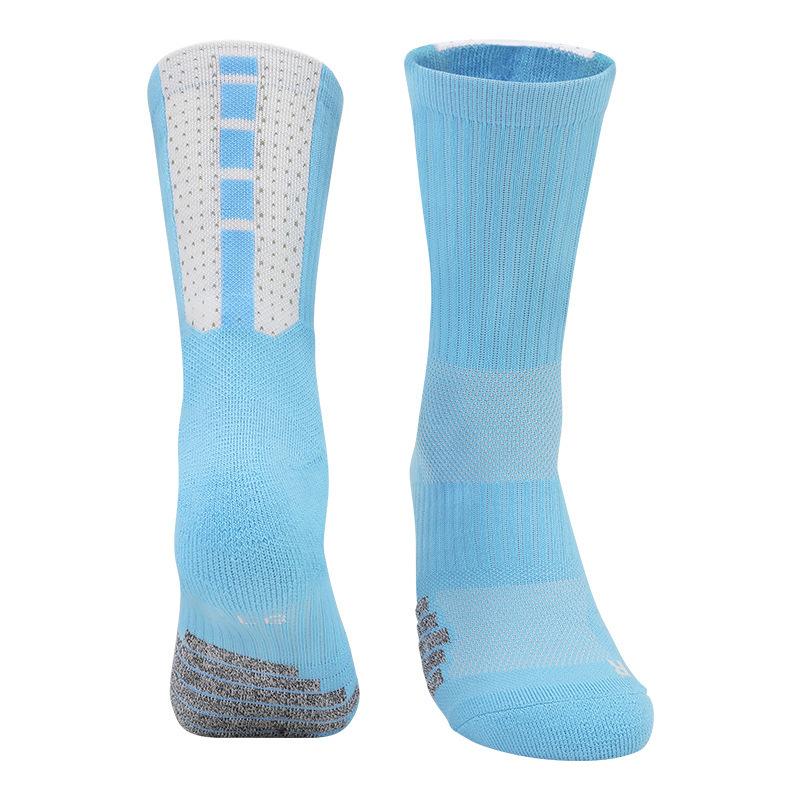 Medium Tube Basketball Socks, Thickened Towel Bottom Socks, Actual Combat Elite Socks, Sweat-Absorbing And Non-Slip Running Sports Socks