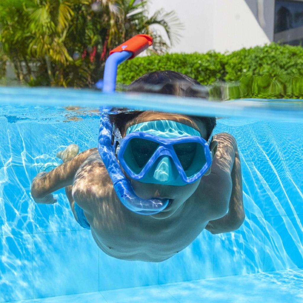 Diving Set: Mask With Snorkel, Snorkel, Swimming Goggles Bestway