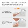 Takagi Water Filter Faucet-Direct Type PFOS/PFOA Removal, Made in Japan, 6-Substance Reduction H780E White