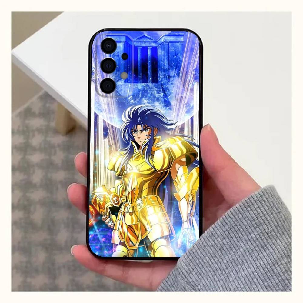 S-Saint S-Seiya Phone Case For Samsung Galaxy A20,A21s,A22,A31,A32,A52,A53,A72,73,A80,A91 Soft Black Cover