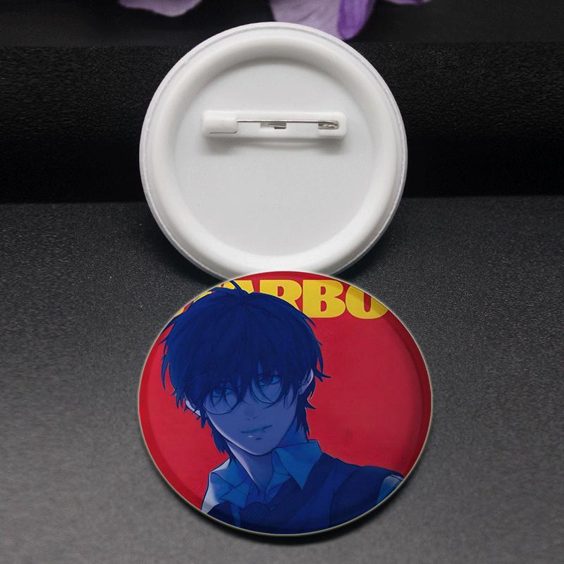 32/44/58 mm BL Anime Lost in The Cloud Knappnål Tegneserie Håndlaget brosjemerke Brystnål for ryggsekk Klær Tilbehør Fans Samle gave