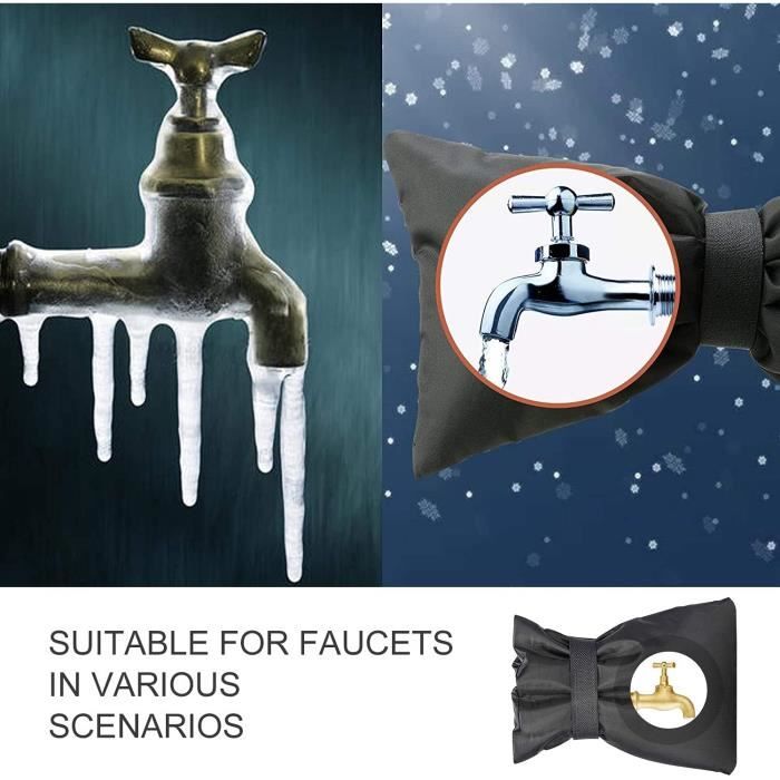 1 Stück Abdeckung für Außenhahn, Schutzhülle für Wasserhahn, Schutzhülle für Außenwasserhahn, Wasserhahn-Abdeckungen