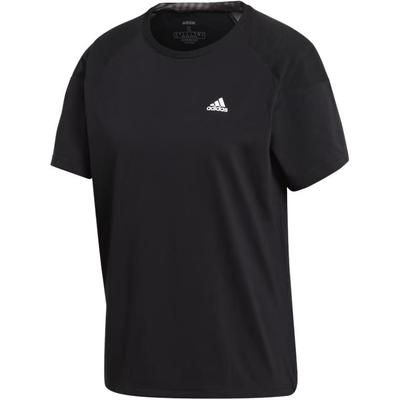Aeroready Womens Running Series Training Moisture-Wicking Crew Neck Short Sleeve T-Shirt Women Tops Black GD4542
