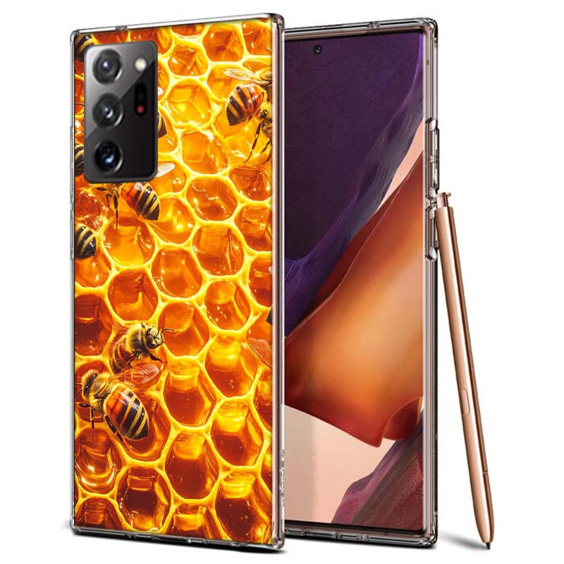 Bees and Honey in the Honeycomb Phone Case for Samsung A55 A35 A25 A15 A07 A05S A16 A17 A26 A36 A37 A56 A57 Galaxy Note 20 10 A5
