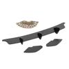 3pcs Set Matte Black Rear Bumper Diffuser With Side Splitters Fits for MK6 2009 2013