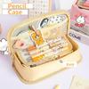 My Little Flap Bag Pouzdro na tužky Pouzdro na tužky Candy Color Velkokapacitní úložné pouzdro Kapsa pro psací potřeby