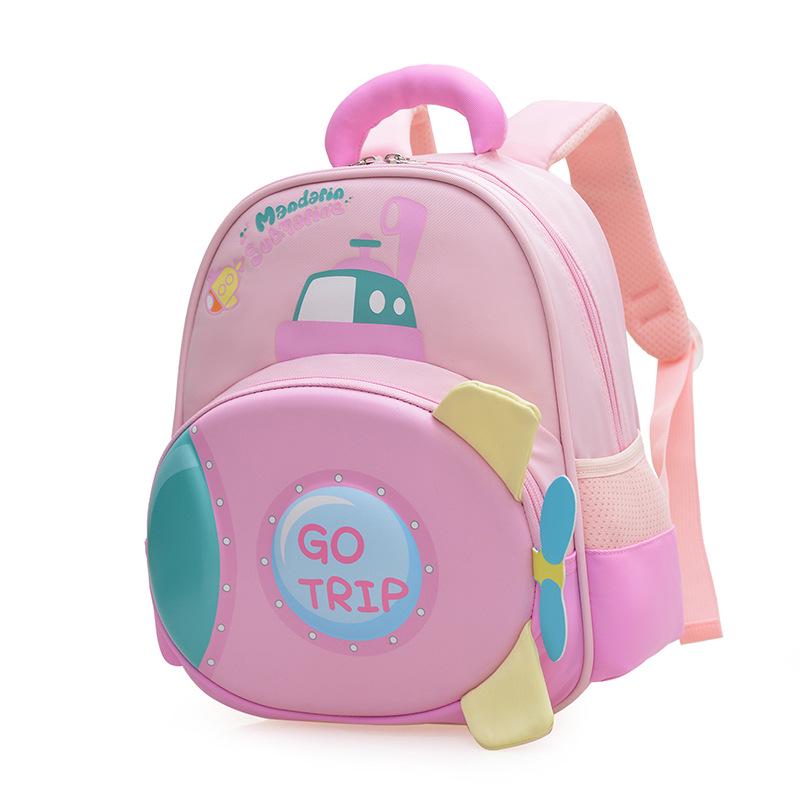 

Children s Cartoon Submarine Rocket Backpack for Ages 3-6 33*26*13cm