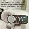 USB Plug-in Mirror Digital Alarm Clock Timer Support TF FM Radio 2 Alarms Wireless Speaker Subwoofer Desktop Music Player