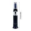 Portable Handheld Sugar Refractometer For Testing Drinks Fruit Juice Sugar Measurement And Density In Ocean Water