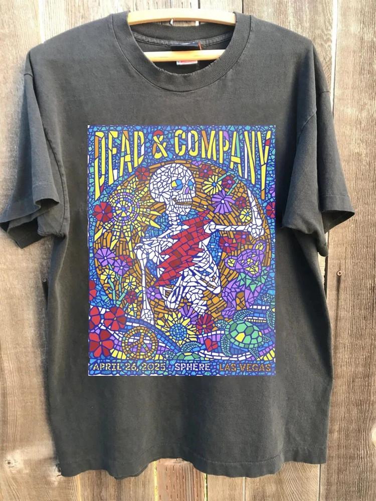 Dead and Company at Sphere Las Vegas 2025 April 26 Shirt S-5xl Unisex T-Shirt S