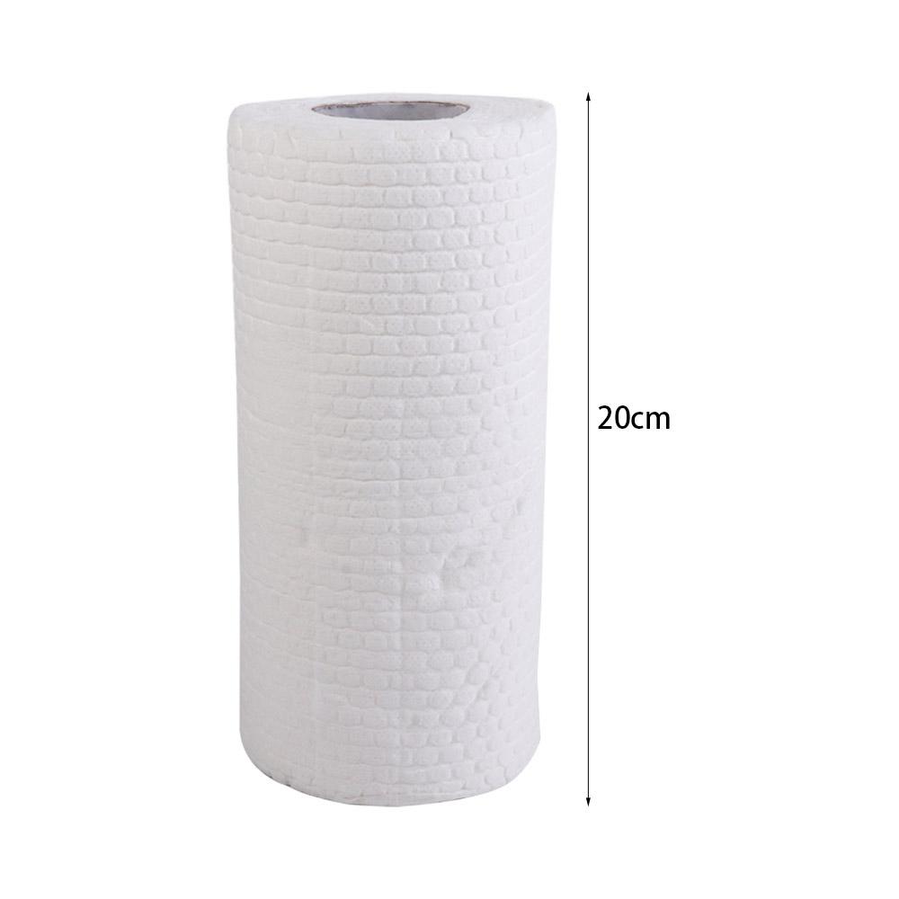 Non-woven Fabric Disposable Kitchen Paper Thickened Kitchen Dishcloth  Rolls  Washing Dishes