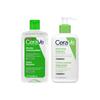 CeraVe Moisturizing Double Cleansing Skin Care Set Firming and 295ml 236ml Any Type Skincare Nourishing Facial Cleanser