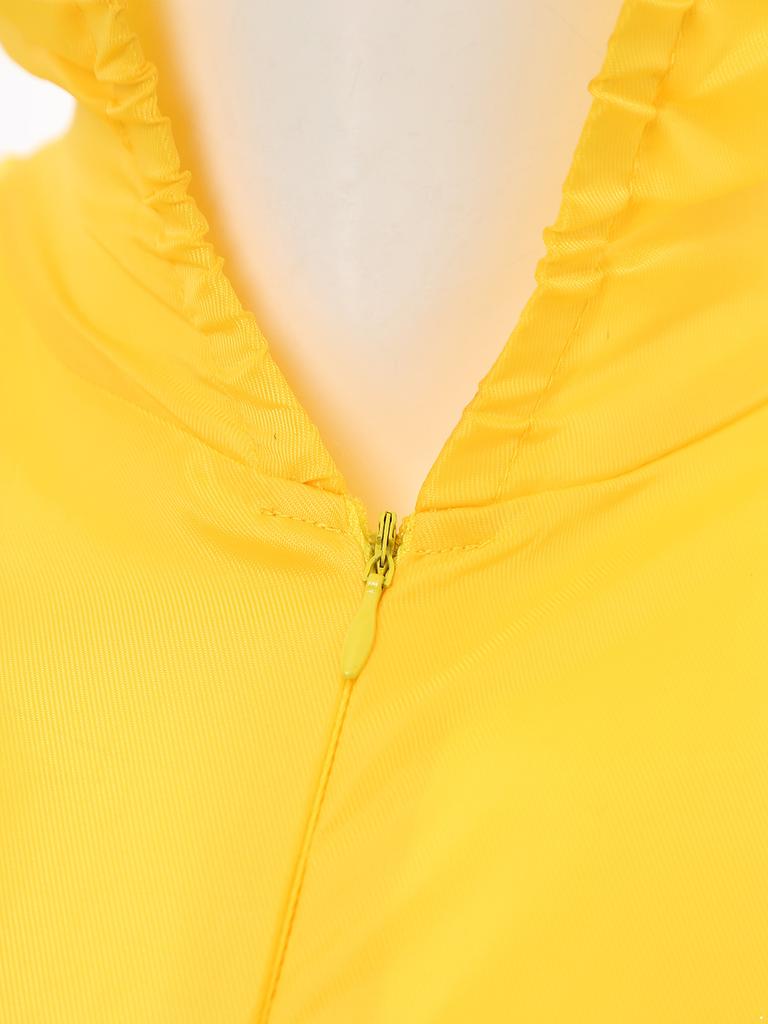 Salopetă completă cu glugă pentru bărbați, mâneci lungi, fermoar frontal, deschidere elastică, salopetă, costum hazmat, costum de Halloween