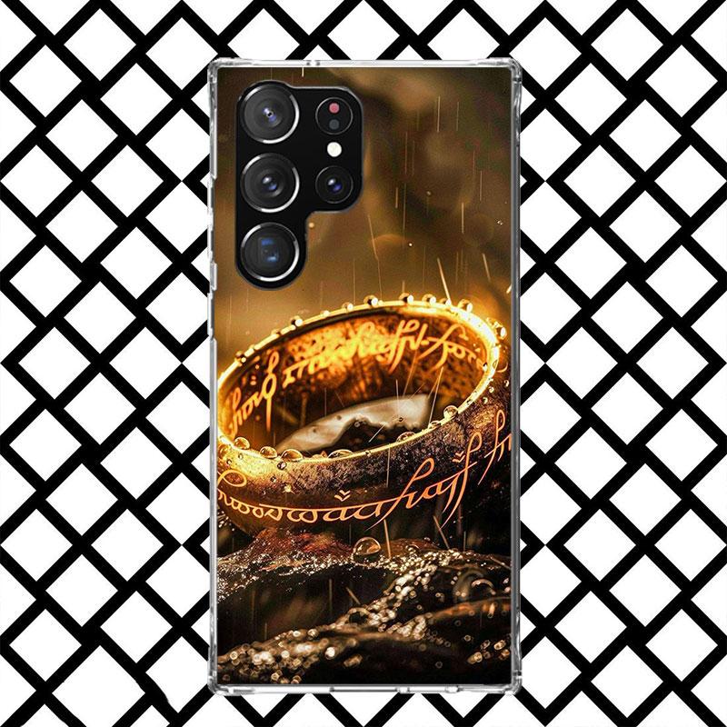 The L-Lord of The R-Rings Phone Case for Samsung Galaxy S26 S25 Edge S24 S23 Ultra S22 Plus S21 FE S20 + Soft Cover Print Fundas