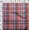 oneOone Cotton Flex Fabric Madras Check Decor Fabric Printed BTY 40 Inch