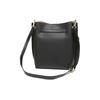 New MICHAEL KORS Emilia Cow Leather Shoulder Bag, Crossbody Bag Trumpets Women's Pure Black 35S1GU5M1T-001