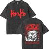 Anime Dorohedoro Kaiman Graphic Print TShirt Men Women Cotton Gothic Streetwear Hip Hop Fashion Summer Casual Oversized New Tee