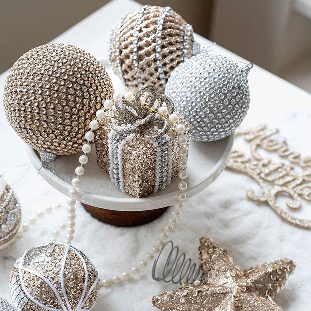 Foams Christmas Decor 8cm Christmas Tree Pendant hanging ornaments  Christmas Party Supplies