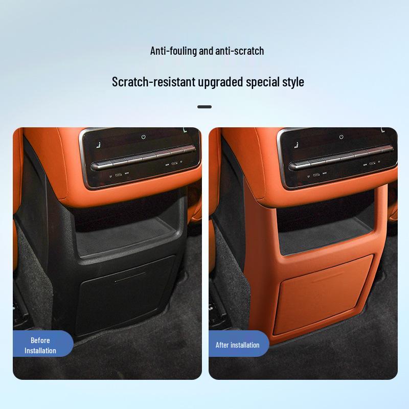 Ideal L8 Original Car Leather Interior Accessories: Central Control Panel, Armrest Box Cover – Same Color Modification.