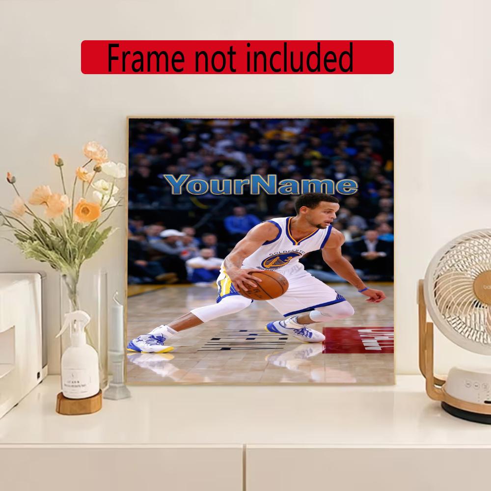 Curry Customize Text Diamond Painting Round Diamond Mosaic Suitable For Beginners Diamond Painting Rhinestones Gift Frameless