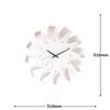 El Commune Wall Clock Kazaguruma White NXT-J019