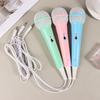 3.5Mm Jack Wired Microphone Lightweight Singing Mechine Home Kids Musical Toy Easy Use No Battery Portable Handheld Microphone
